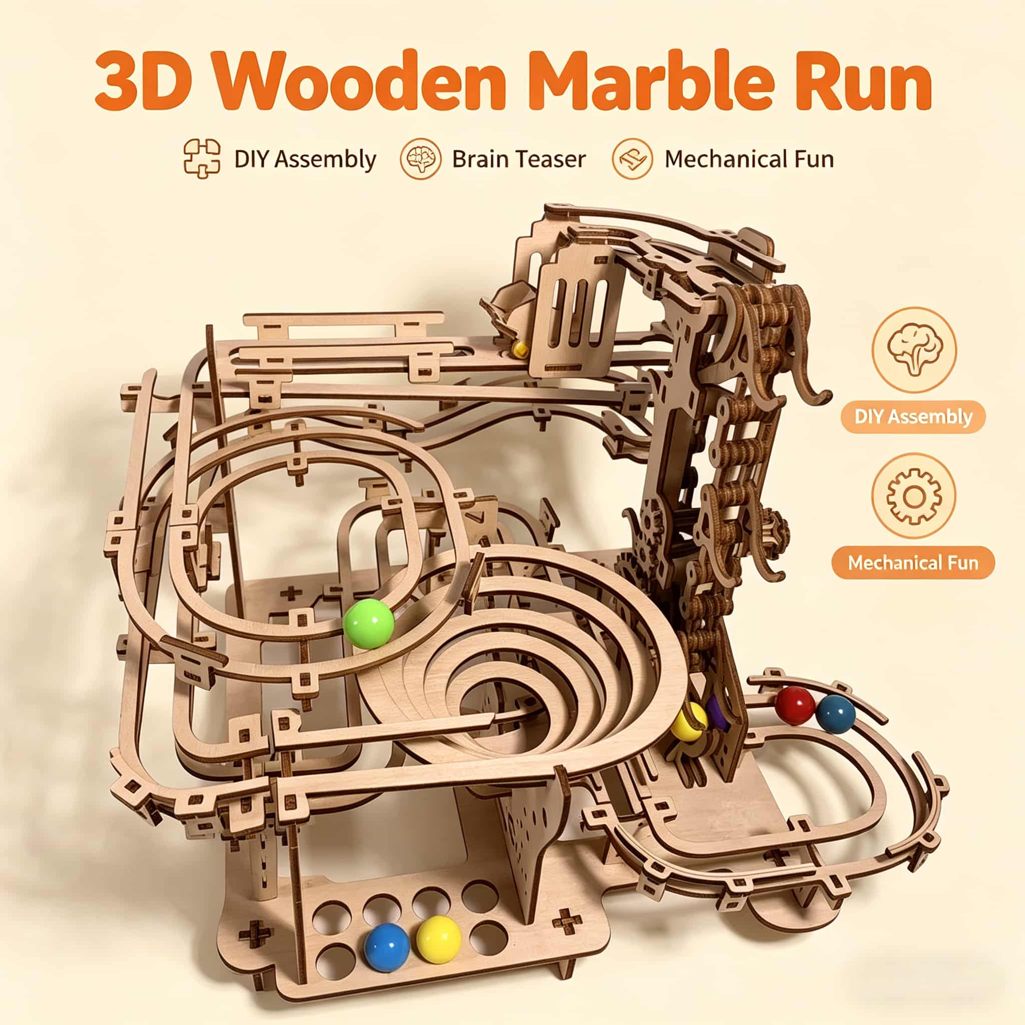 Running Gear Gifts - Kit Modello 3D in Legno per