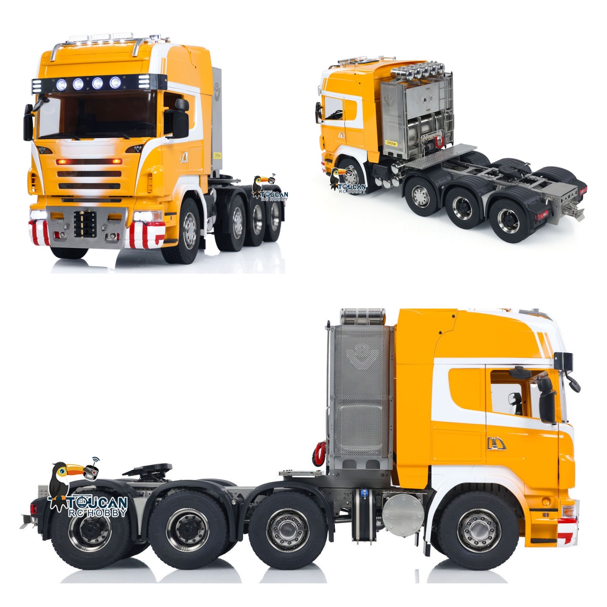 Running Gear Box - Giocattolo 1/14 8x8 R620 RC Trattore