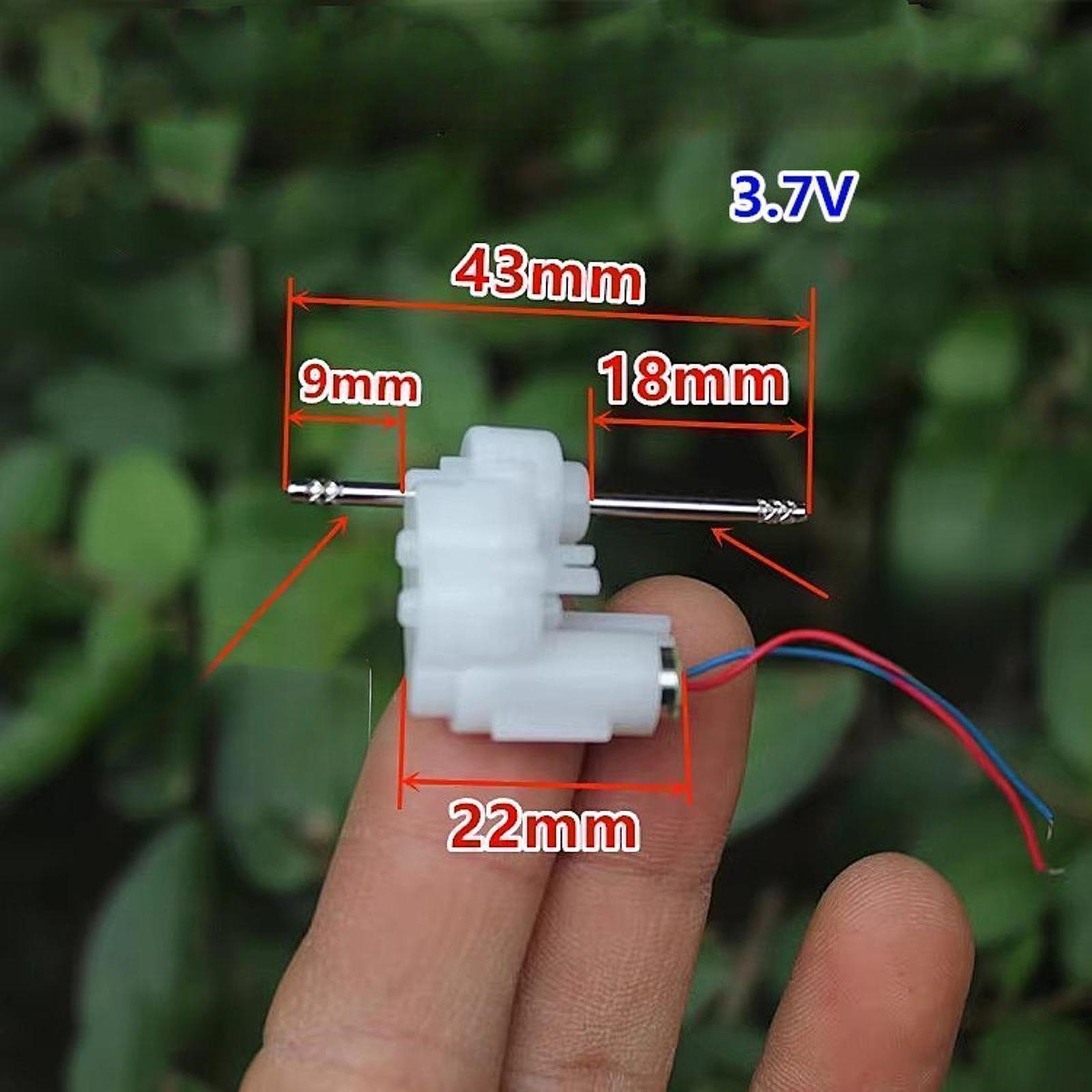 Running Gear Box - Motore senza nucleo mini DC con