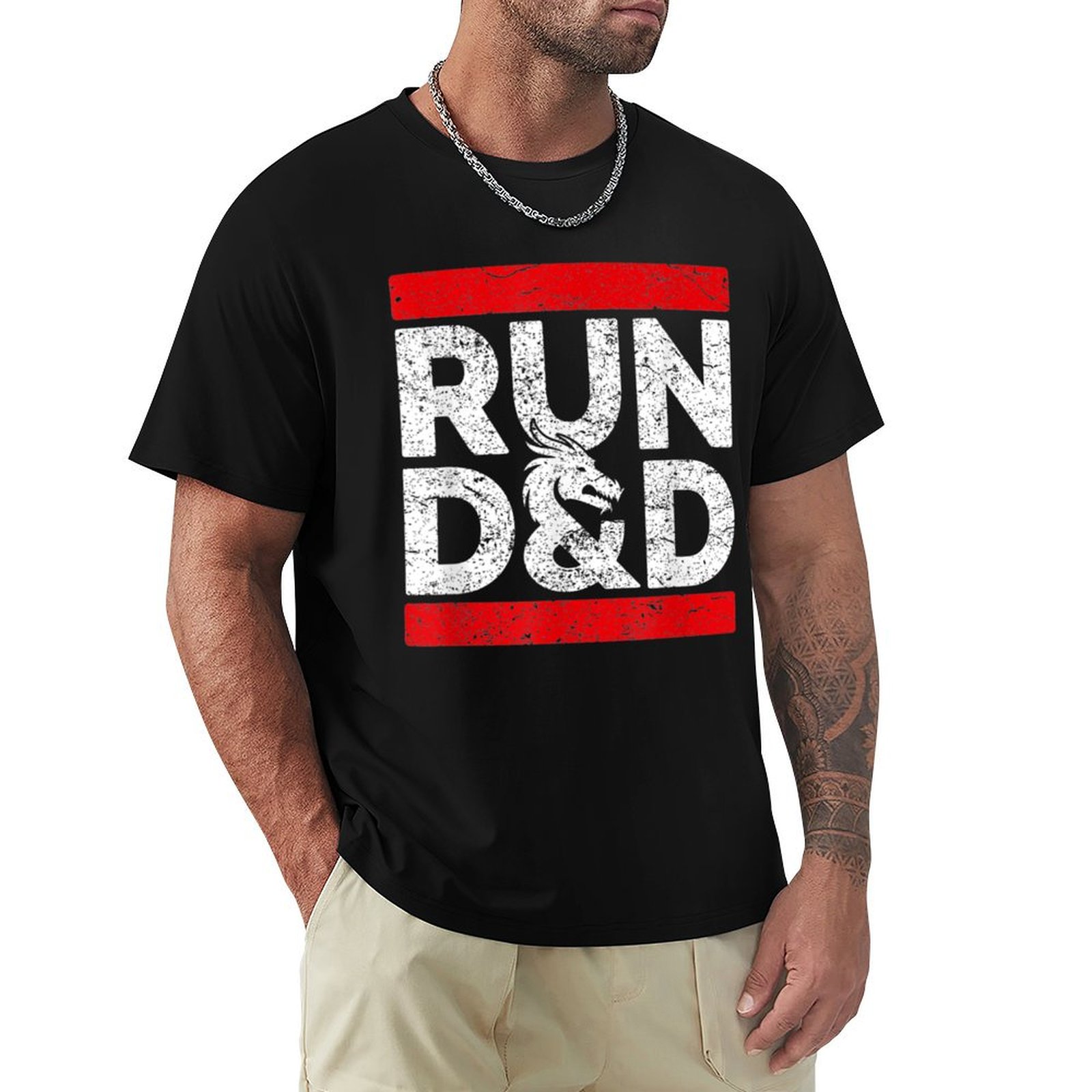 Running Gear Retro - T-shirt Run D&D Board Game Dice