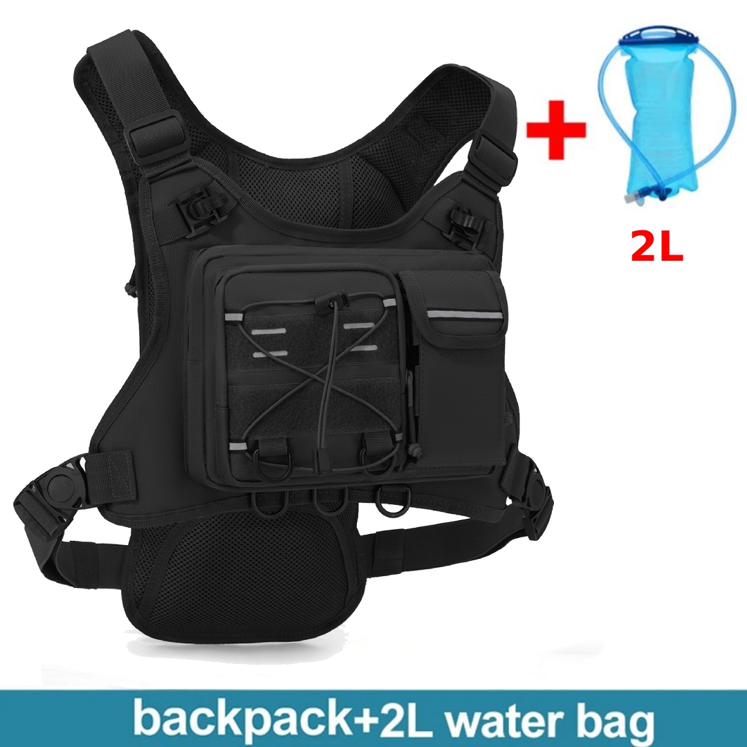 Running Gear Box - Gilet Tattico Multifunzionale da Uomo con