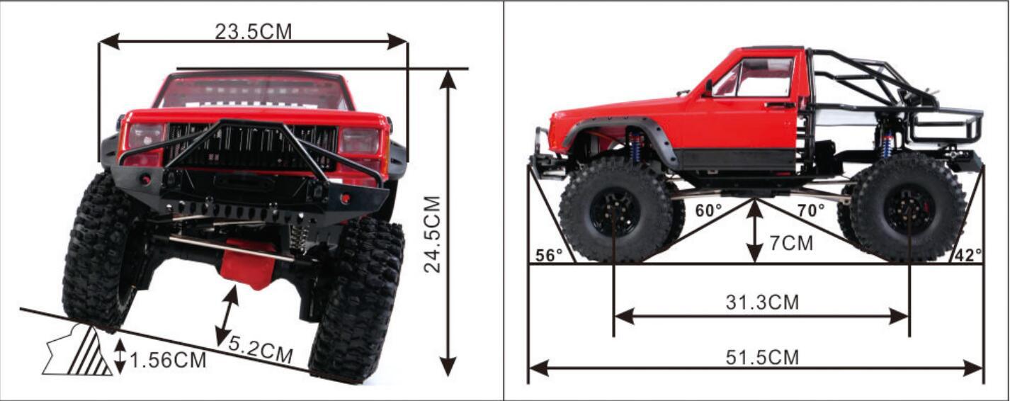 Axing RC Crawler, Cherokee Roc - Running Gear Box recensione e prezzo