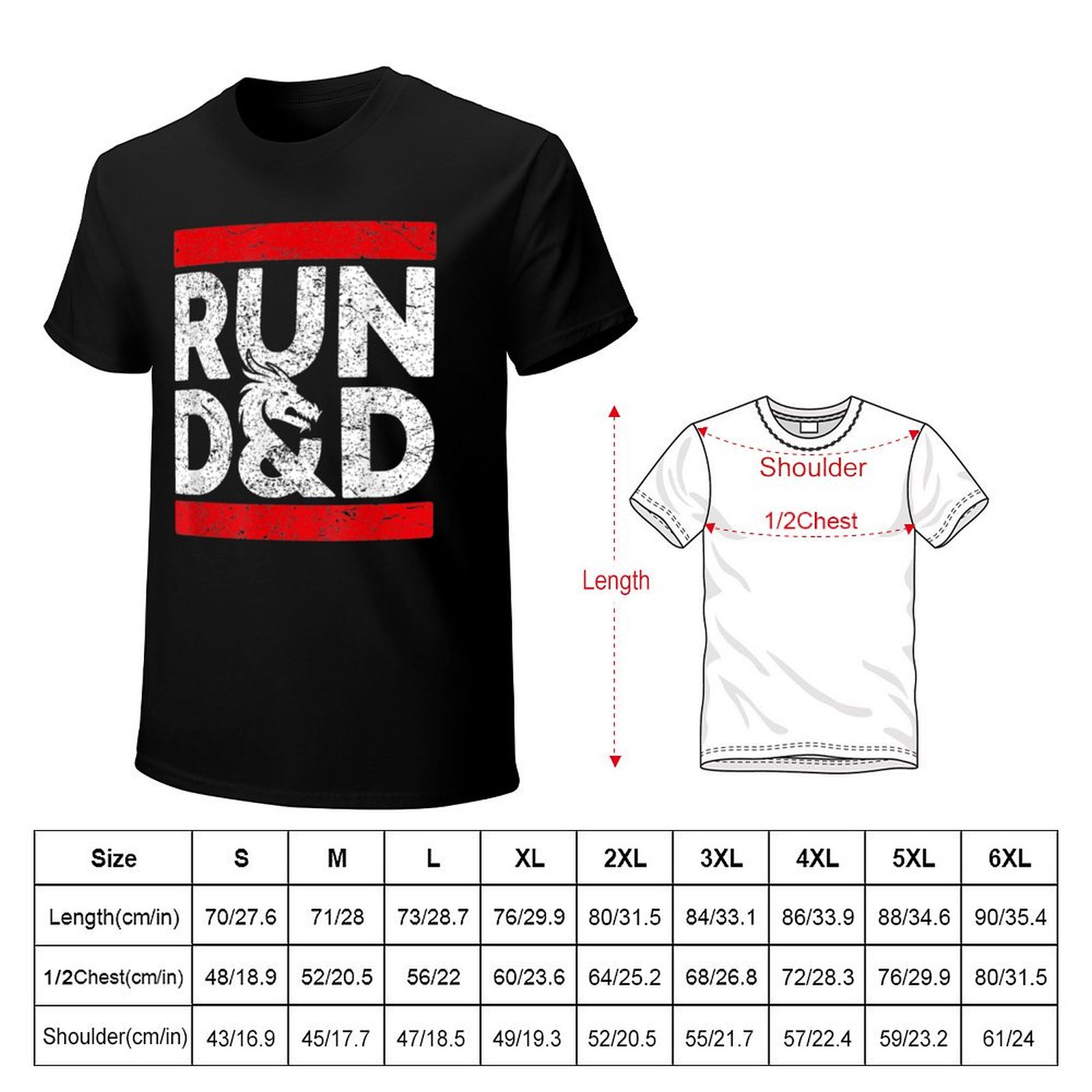 T-shirt Run D&D Board Game Dic - Running Gear Retro recensione e prezzo